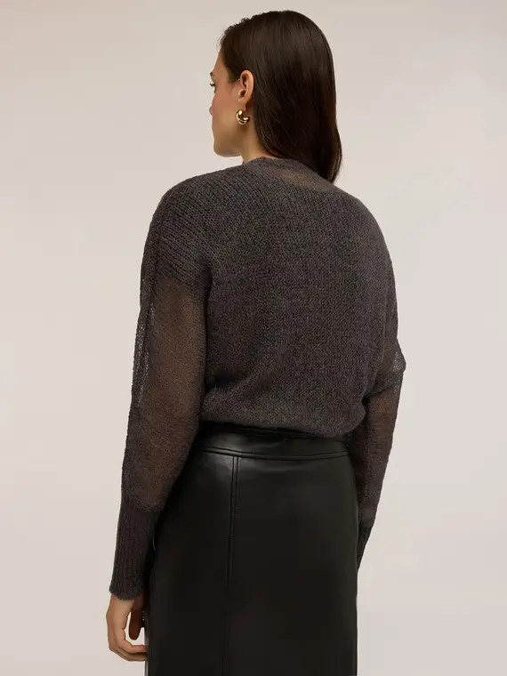 Motivi Cardigan Donna Marrone 3890927 miniatura 2