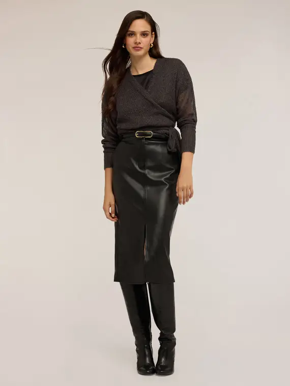 Motivi Cardigan Donna Marrone 3890927 miniatura 3