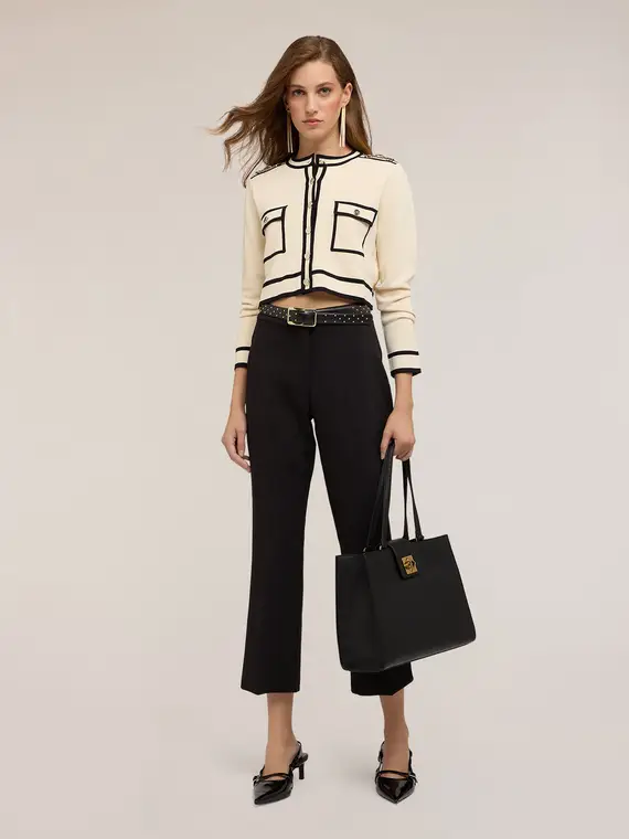 Motivi Cardigan Donna Bianco 2589829 miniatura 3