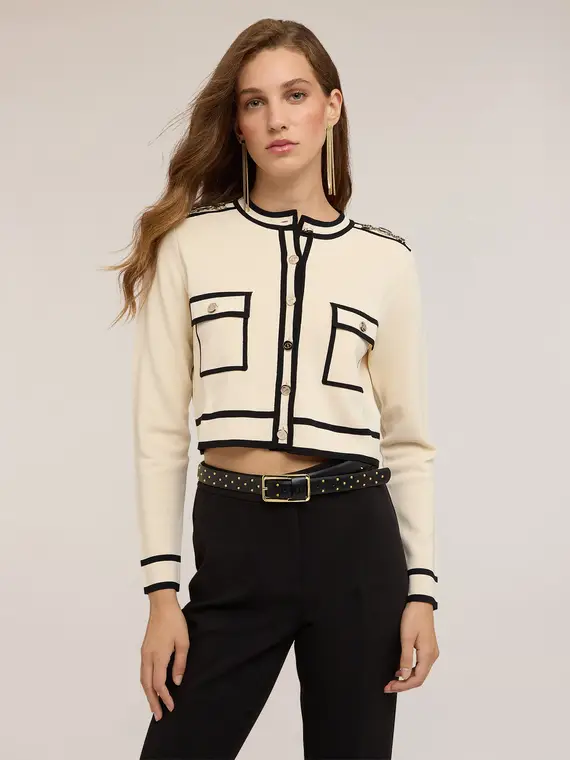 Motivi Cardigan Donna Bianco 2589829