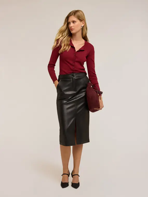 Motivi Cardigan Donna Bordeaux 3455260