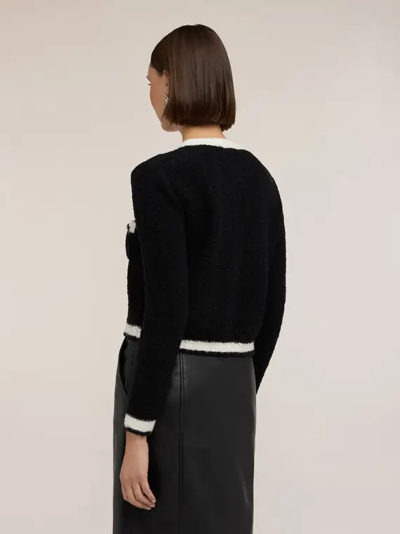 Motivi Cardigan Donna Nero 3921911 miniatura 2