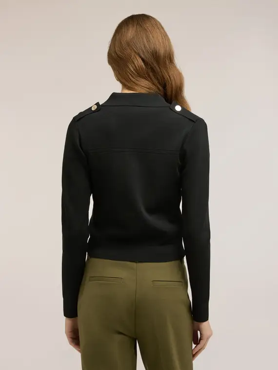 Motivi Cardigan Donna Nero 4346877 miniatura 2