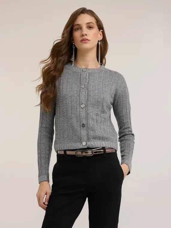 Motivi Cardigan Donna Grigio 3881779