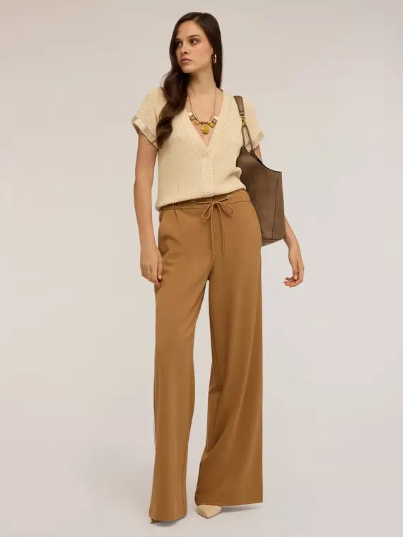 Motivi Cardigan Donna Beige 2656099 miniatura 3