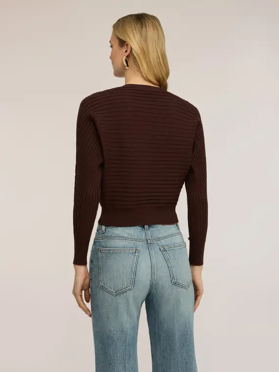 Motivi Cardigan Donna Marrone 4246646 miniatura 2