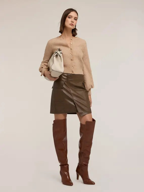 Motivi Cardigan Donna Beige 3243303 miniatura 3