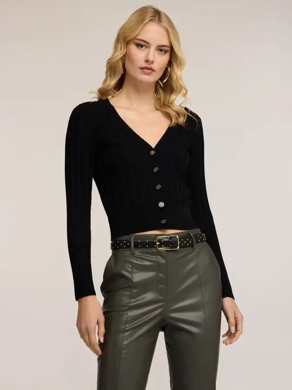 Motivi Cardigan Donna Nero 3243317