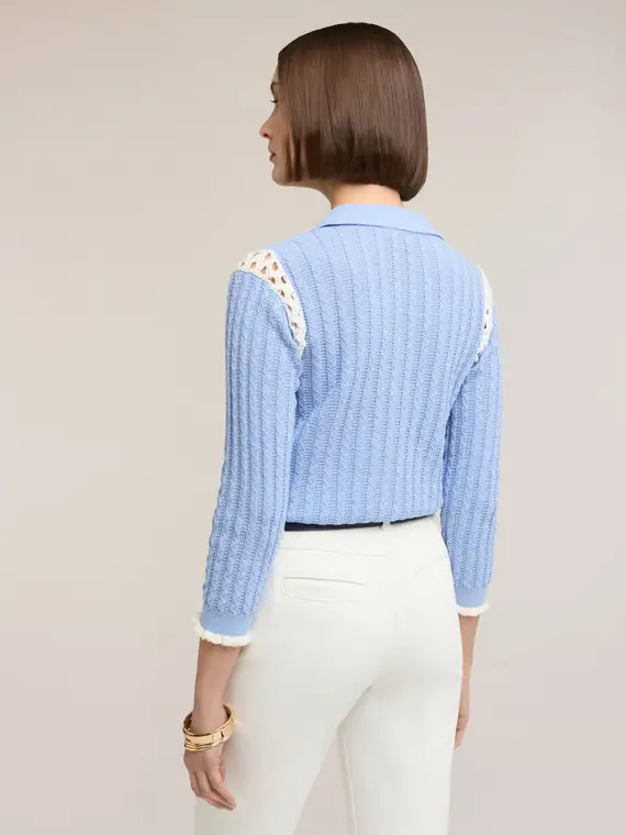 Motivi Cardigan Donna Azzurro 4324004 miniatura 2