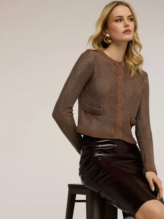 Motivi Cardigan Donna Marrone 4246663