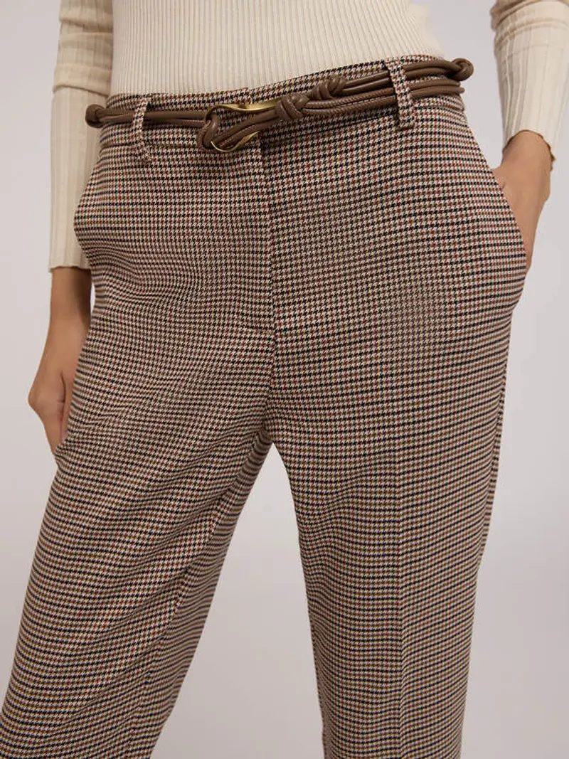 Cintura boho con nodi Donna, Marrone