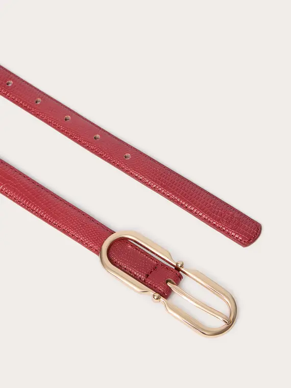 Cintura lizard con fibbia Donna miniatura 2