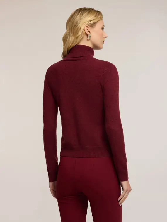 Dolcevita in cachemire Donna, Bordeaux miniatura 2