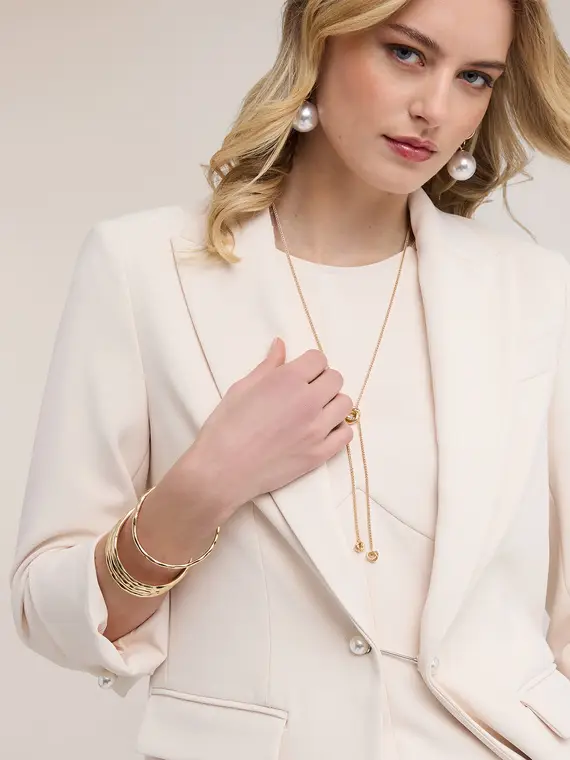 Motivi Blazer Donna Bianco 4324083 miniatura 3