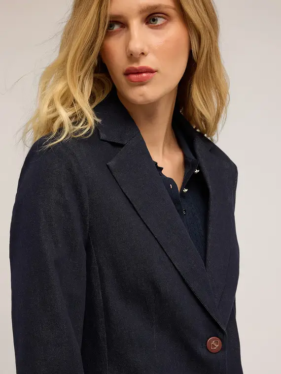 Motivi Blazer Donna Blu 2811441 miniatura 3