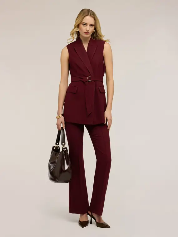 Motivi Gilet Donna Bordeaux 4246636