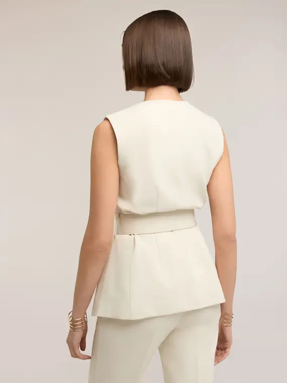 Motivi Gilet Donna Beige 4246638 miniatura 2