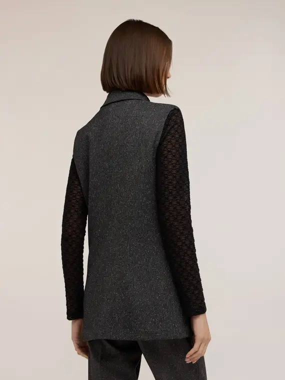 Motivi Gilet Donna Grigio 3376802 miniatura 2