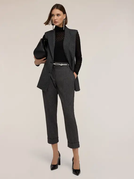 Motivi Gilet Donna Grigio 3376802