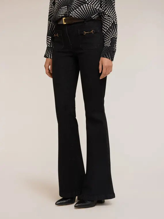 Motivi Jeans Donna Nero 2471325 miniatura 3