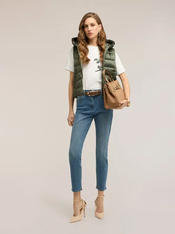 Jeans skinny push-up Gisele Donna, Azzurro