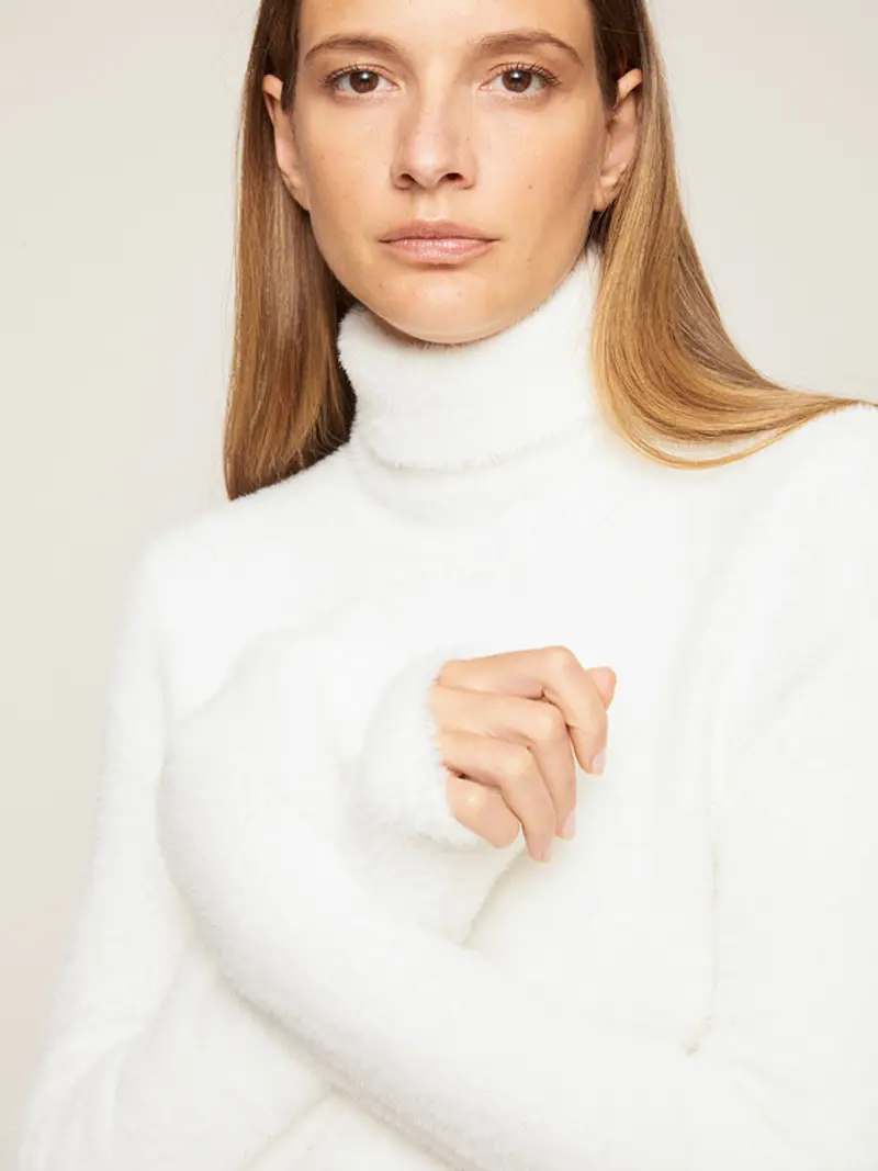 Motivi Maglia dolcevita Donna, Bianco, Taglia S miniatura 2