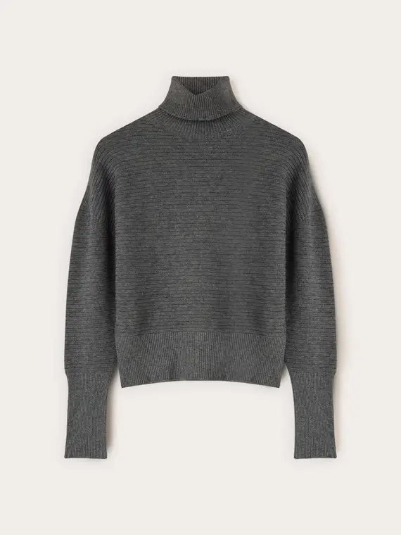 Maglia dolcevita in misto viscosa Donna