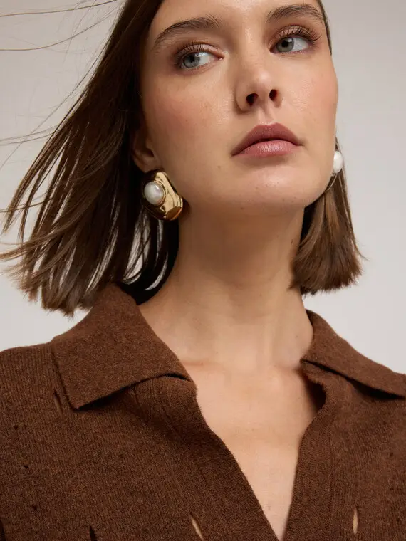 Motivi Polo Donna Marrone 3243318