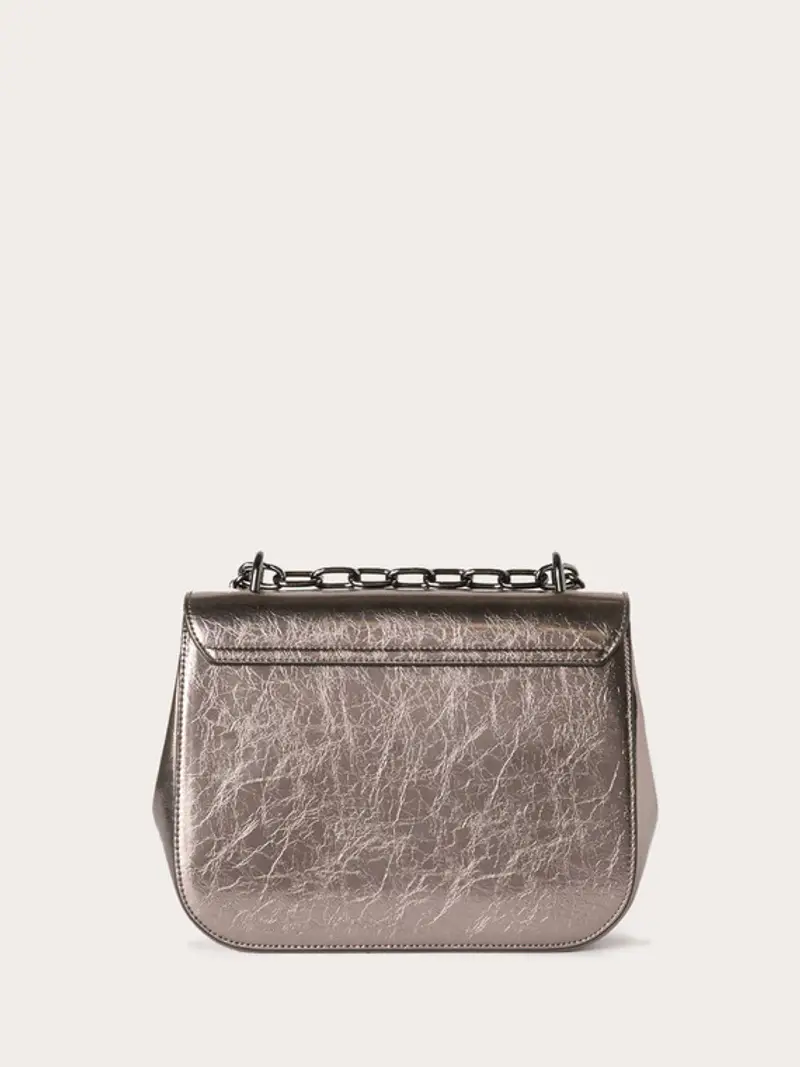 Motivi Medium bag in tessuto laminato argento Donna, Argento, Taglia 02 miniatura 2