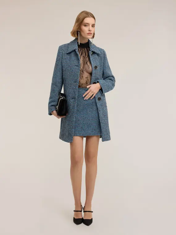 Minigonna jacquard Donna, Ottanio