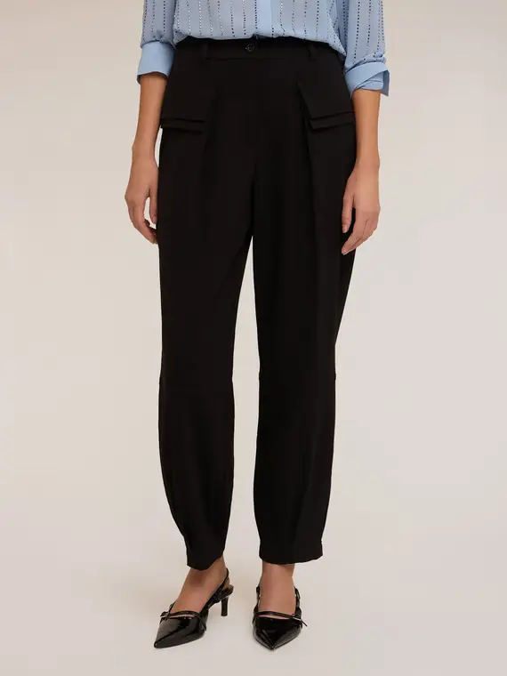 Motivi Pantaloni cargo Donna Nero 4346892 miniatura 3