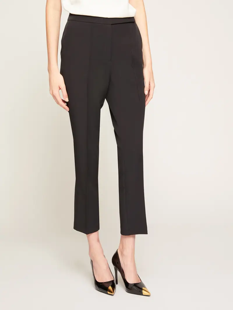 Motivi Pantaloni gamba regular tinta unita Donna, Nero, Taglia 40