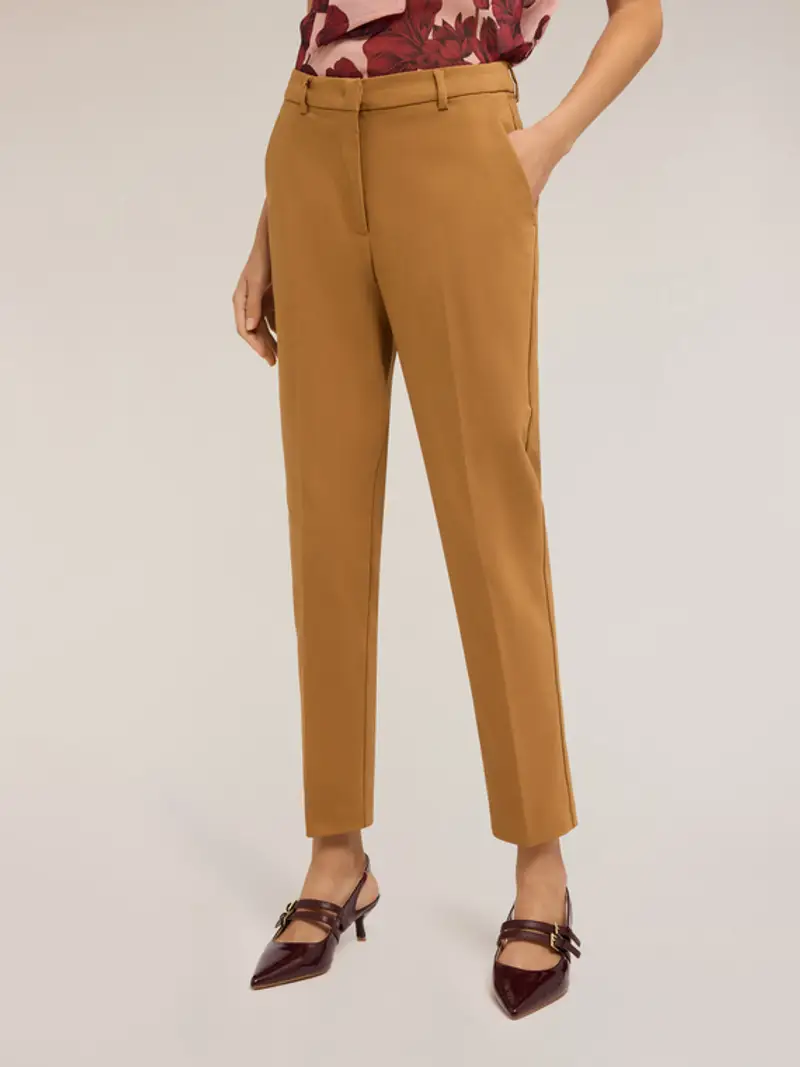 Pantaloni regular Donna, Beige