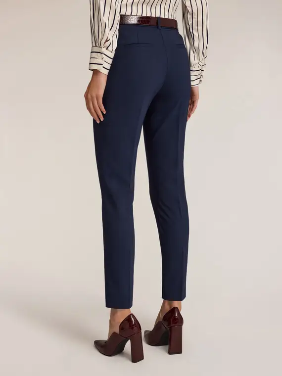 Pantaloni regular Donna, Blu miniatura 2