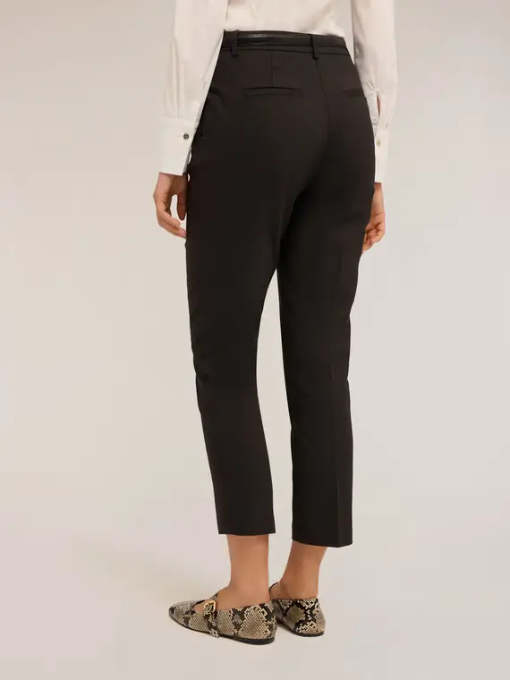 Pantaloni regular Donna, Nero miniatura 2