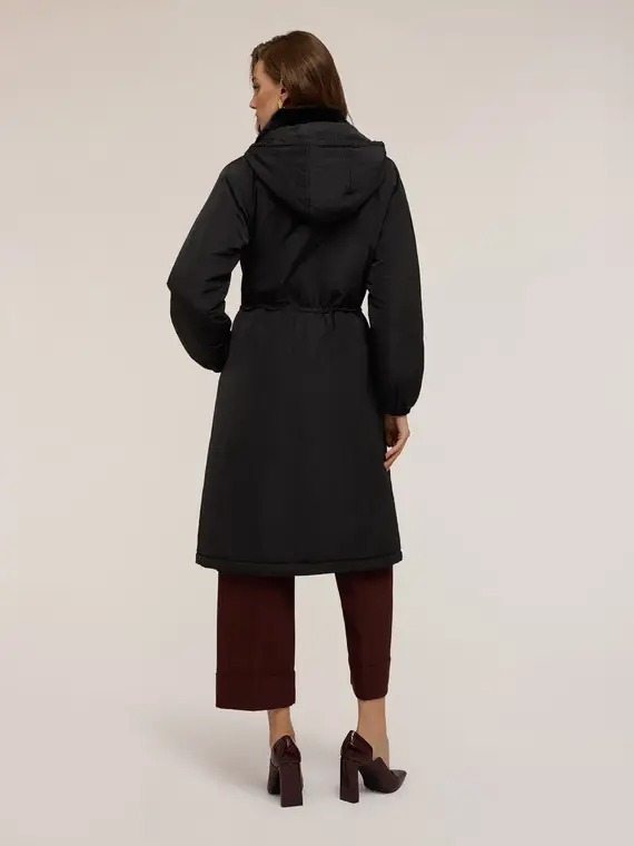 Motivi Parka Donna Nero 2811408 miniatura 2