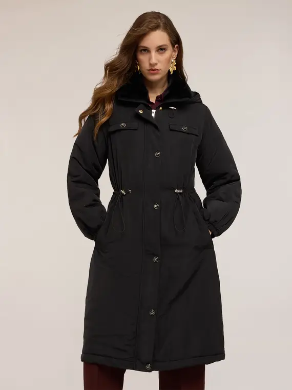 Motivi Parka Donna Nero 2811408