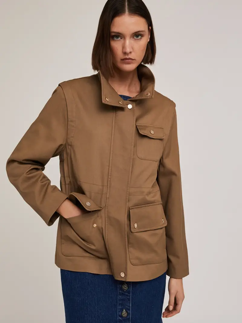 Motivi Parka Donna Marrone 950613