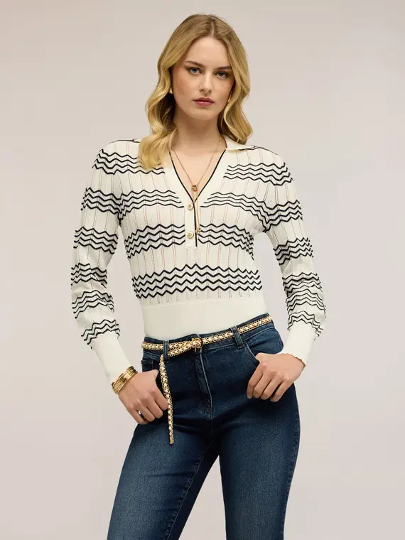 Motivi Polo Donna Blu 4246669