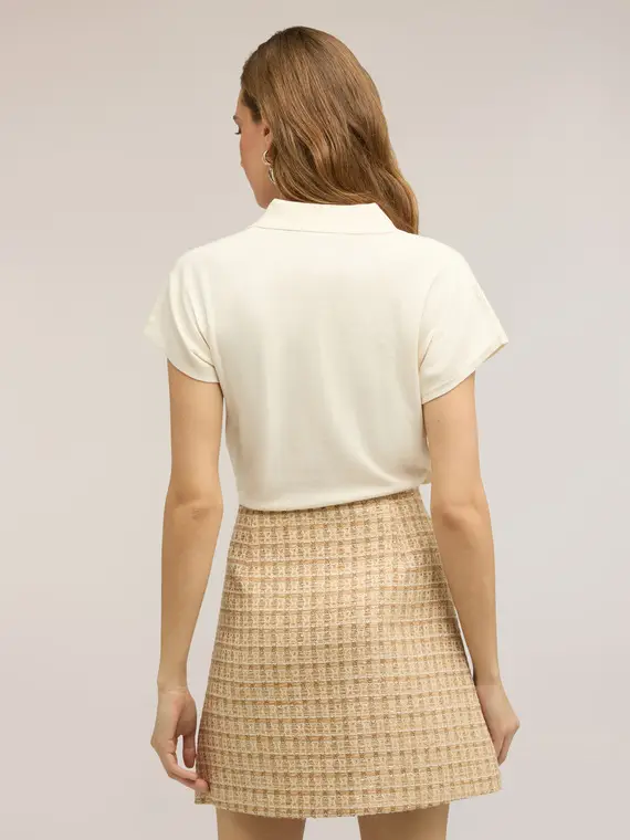 Motivi Polo Donna Bianco 4246647 miniatura 2