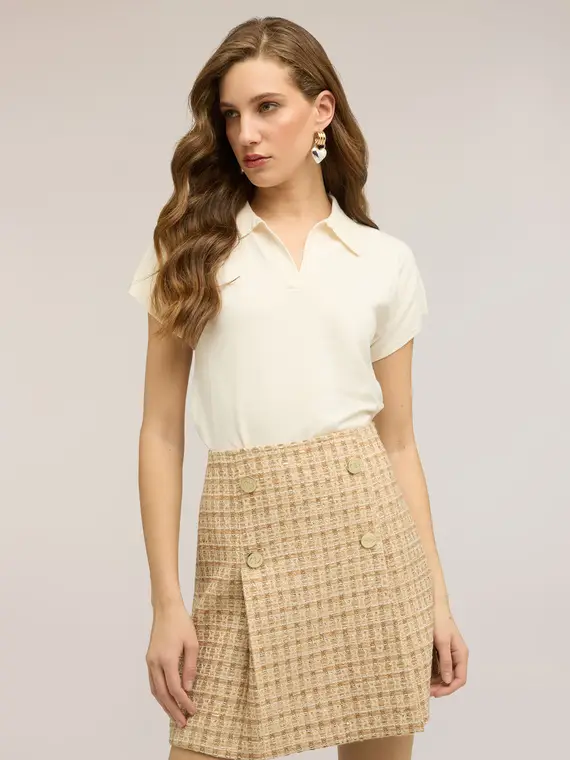 Motivi Polo Donna Bianco 4246647