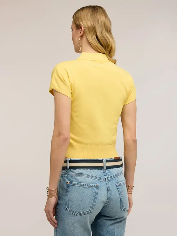 Motivi Polo Donna Giallo 4246649 miniatura 2