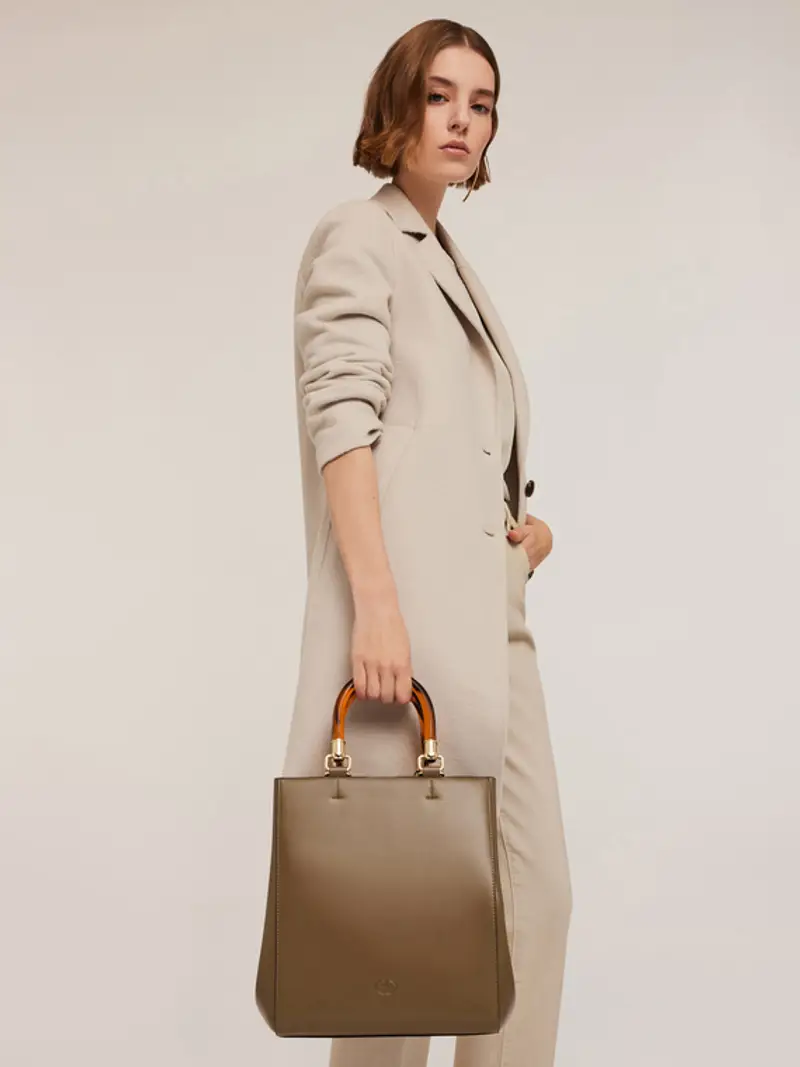 Motivi Shopping bag con doppi manici Donna, Marrone, Taglia 02 miniatura 2