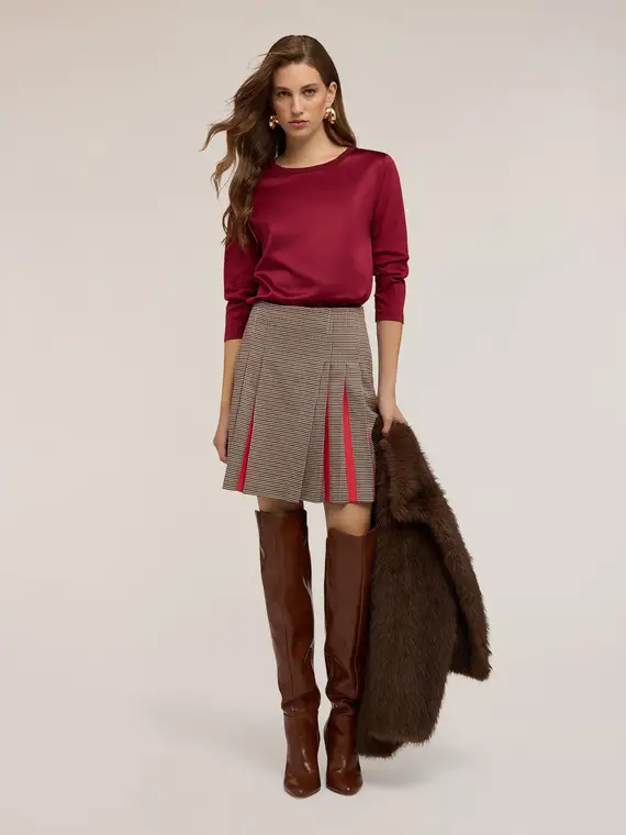 Motivi T-shirt Donna Bordeaux 2589788 miniatura 3