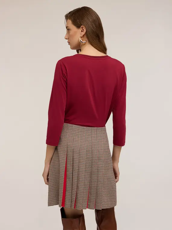 Motivi T-shirt Donna Bordeaux 4323984 miniatura 2