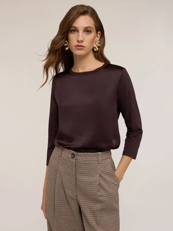 Motivi T-shirt Donna Marrone 2756783 miniatura 3