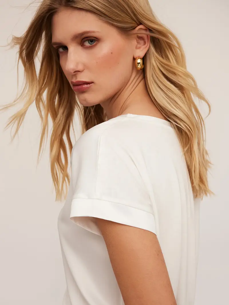 Motivi T-shirt Donna Bianco 947132 miniatura 2