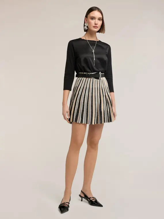 Motivi T-shirt Donna Nero 4246630 miniatura 3