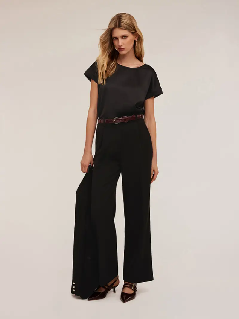 Motivi T-shirt Donna Nero 947133 miniatura 3