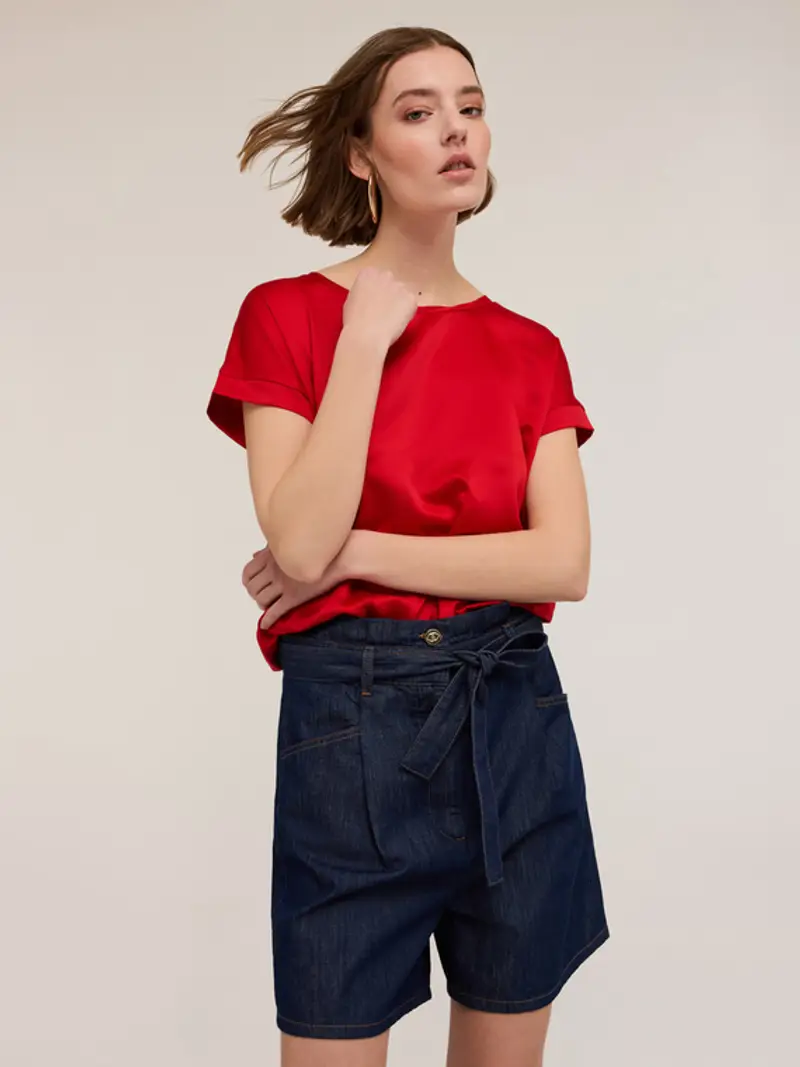 Motivi T-shirt Donna Rosso 932175 miniatura 2